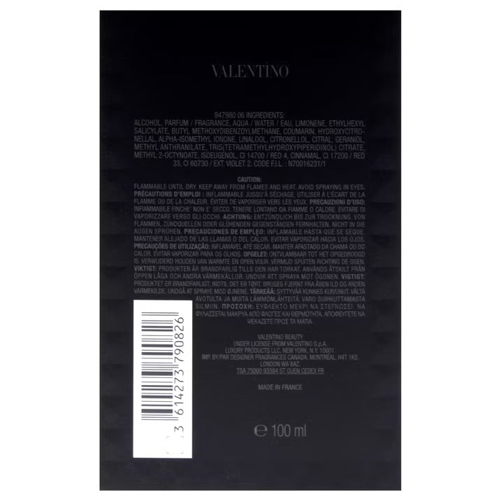 Valentino Uomo Born In Roma Intense , 3.4 oz EDP Spray
